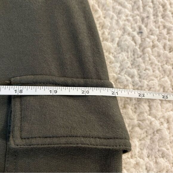 Saturday Sunday by ANTHROPOLOGIE SUNSMOCKED Cargo Joggers Green Size S 6 pockets - Picture 12 of 14